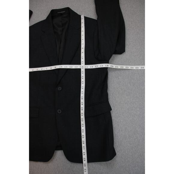 Banana Republic Blazer Mens 38S Gray Wool Blend 2 Buttons Notch Label - Picture 9 of 10